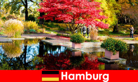 Hamburg to miasto portowe z dużymi parkami na relaksujące wakacje