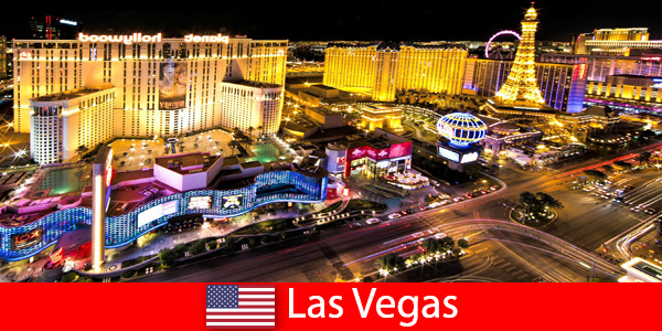 Olśniewający raj gier w Las Vegas w Stanach Zjednoczonych dla gości z całego świata