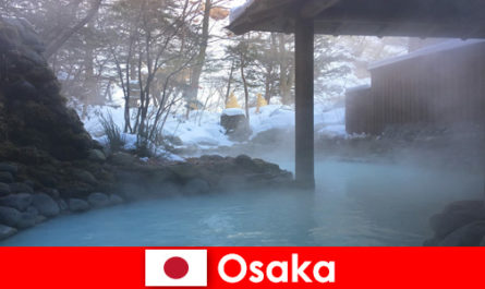 Osaka Japan oferuje gościom spa kąpiele w gorących źródłach