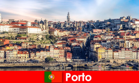 Wiosenna wycieczka do Porto Portugalia dla podróżnych pociągiem