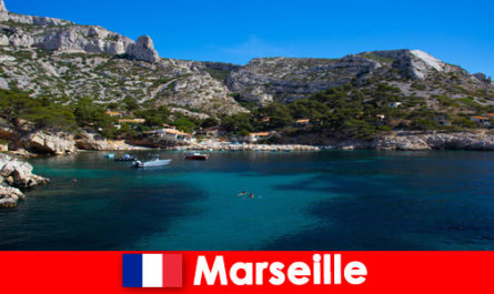 Słońce i morze w Marsylii we Francji na wyjątkowe letnie wakacje