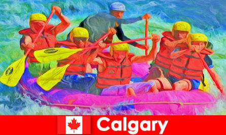Zajęcia sportowe w Calgary Kanada rezerwują nieznajomych bezpośrednio na miejscu