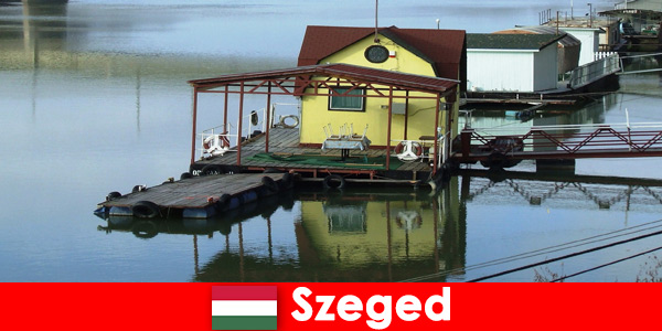 Krajobraz wodny w Szeged na Węgrzech ma długą historię