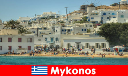 Białe miasto Mykonos jest wymarzonym celem wielu obcokrajowców w Grecji
