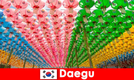 Cel podróży z rodziną do Daegu w Korei Południowej Doświadcz różnorodności