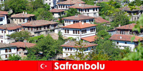 Stare domy z muru pruskiego w Safranbolu Turcja zapraszają do marzeń